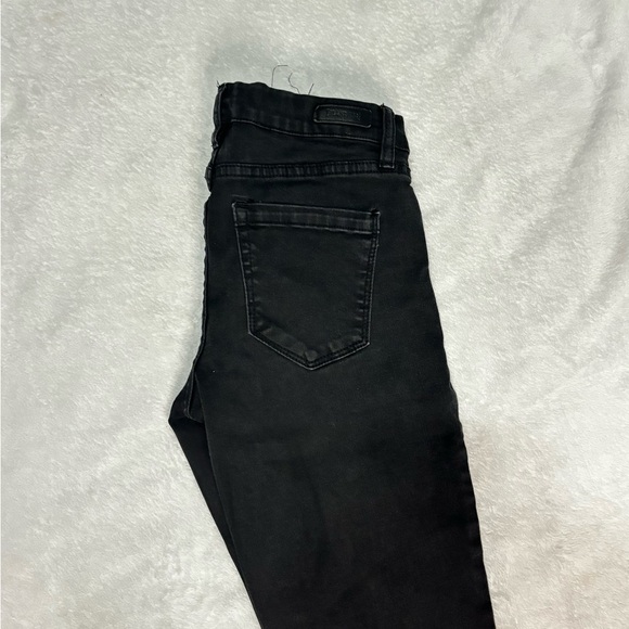 BLANKNYC Skinny Classique Black‎ Wash Distressed Knee Jeans - Picture 3 of 3